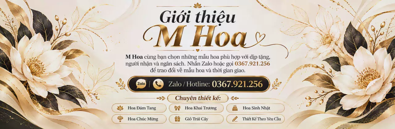Ảnh bìa Shop hoa tươi Xã Thạnh Phong Vĩnh Long - Trao hoa đẹp, gửi điều thân thương